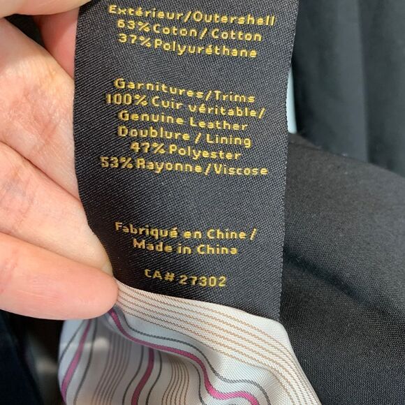 𝅺MACKAGE Leather Trimmed Back Pleated Trench - Picture 10 of 15